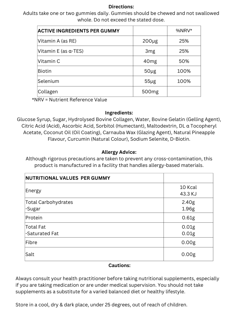 Collagen complex Gummies x 60
